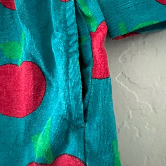 Hanna Andersson Red and Blue Apple Dress - Picture 3 of 4